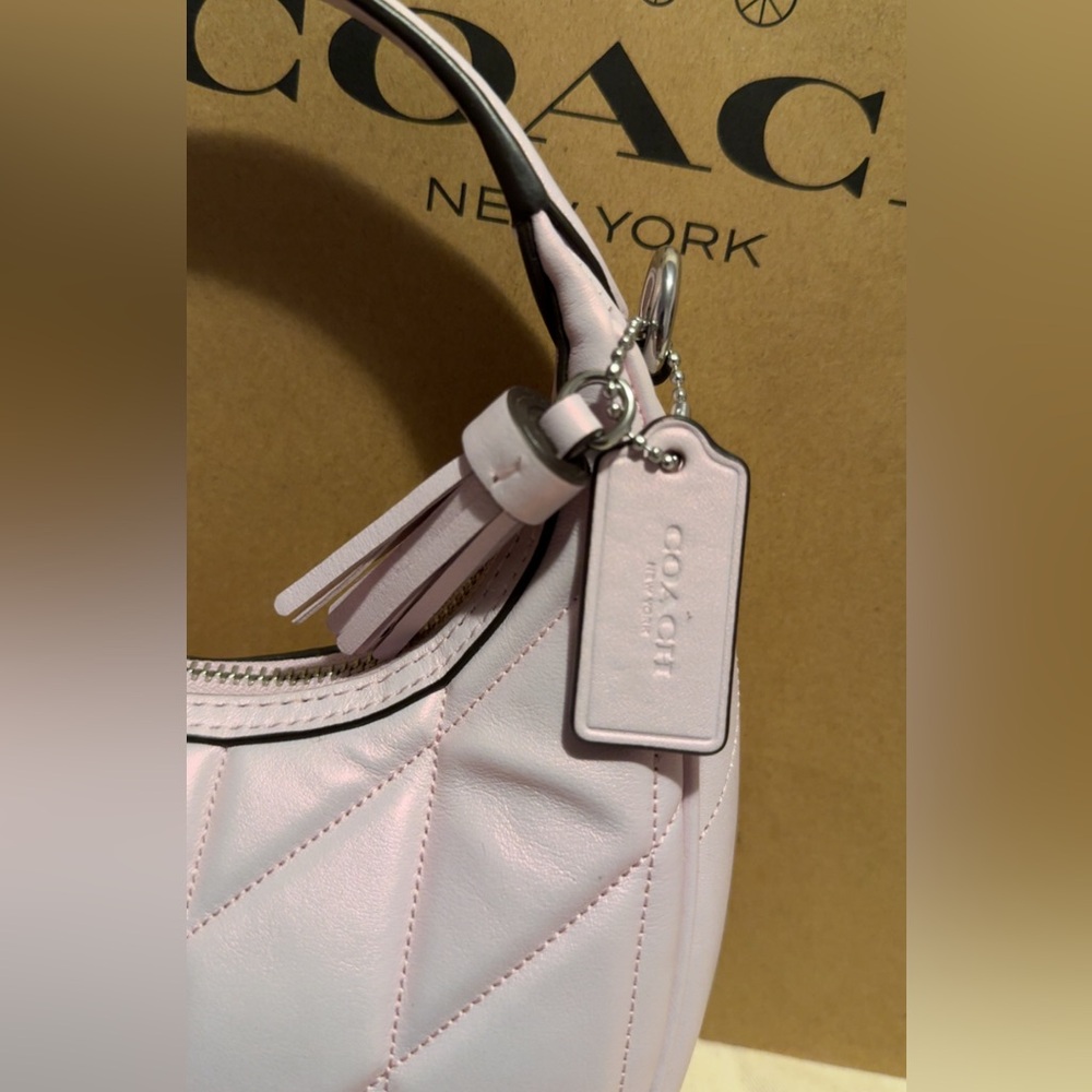 Coach Carmen Quilted Leather Shoulder Bag - Picture 6 of 7